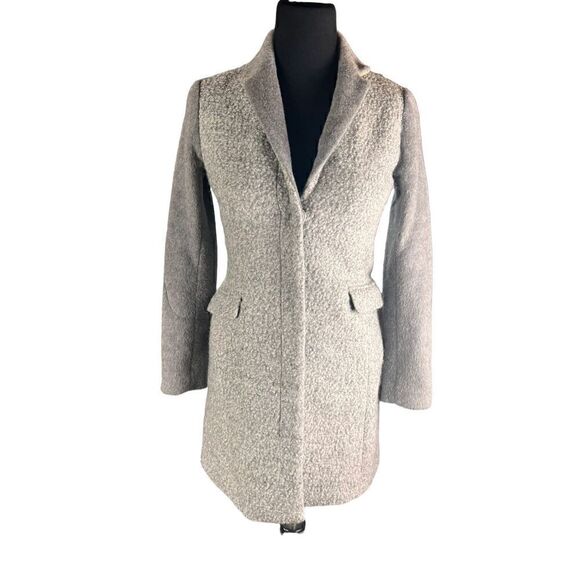 AX Armani Exchange wool mohair blend gray overcoat holiday 2014 Giorgio Small - Picture 2 of 8